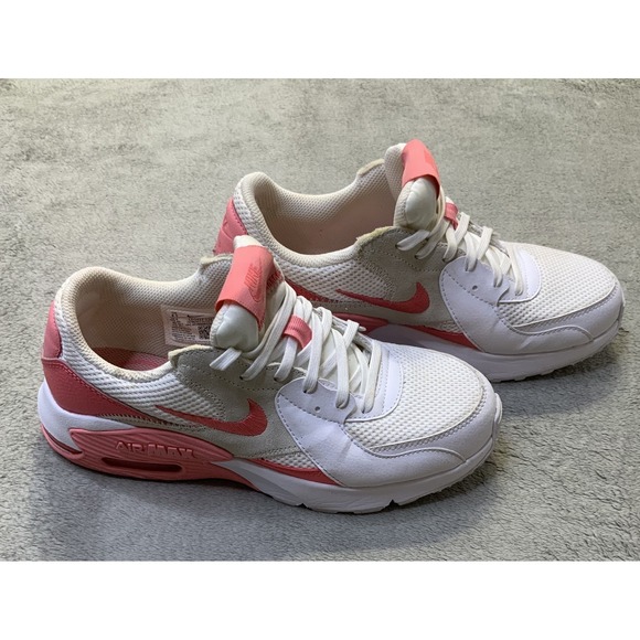 Nike Air Max Excee Womens Size 8.5 White Coral Sneakers Running Shoes - Picture 5 of 7